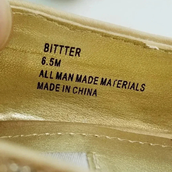 Steve Madden Size 6.5M Bitter Platform Gold Sequin Stiletto Heel Women's Pumps - Picture 5 of 12